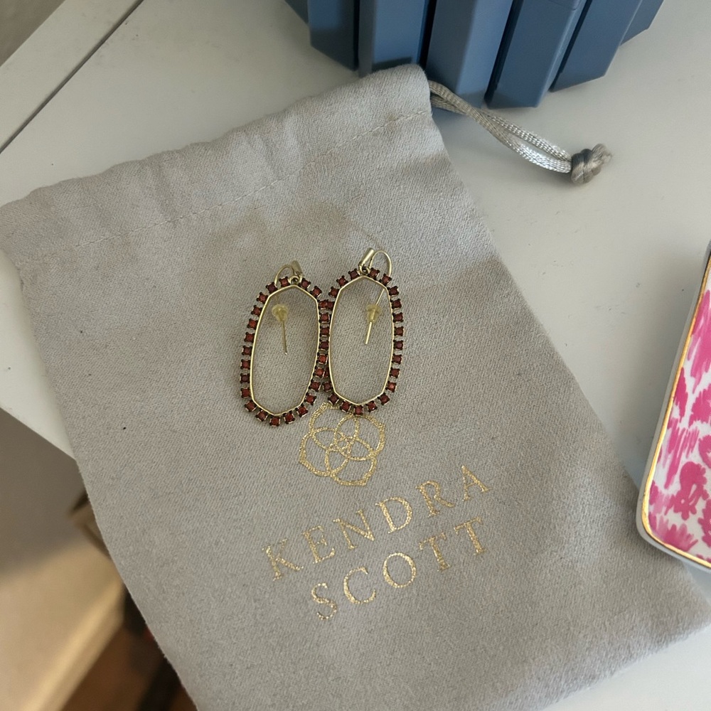 KS Danielle Open Frame Earrings